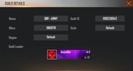 NoobGamer BBF's guild details (Image via Garena)